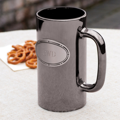 Engraved Gunmetal Tankard for Groomsmen