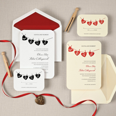 Hung up on Love Wedding Invitation