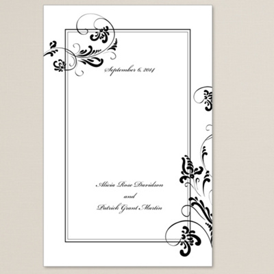 Flourishing Love Wedding Program