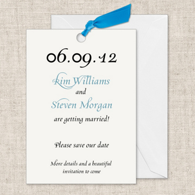 Just the Date Wedding Save the Date