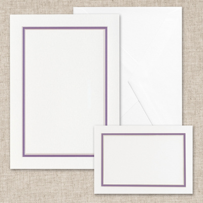 Colorful Chic - Purple Bright White DIY Invitation Kit