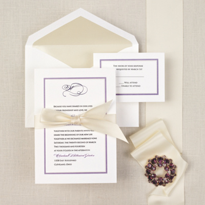 Colorful Chic Wedding Invitation