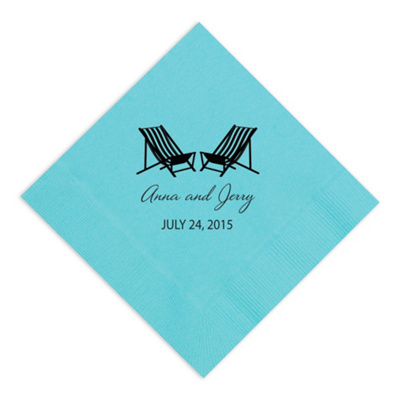 Beach Chairs Napkin