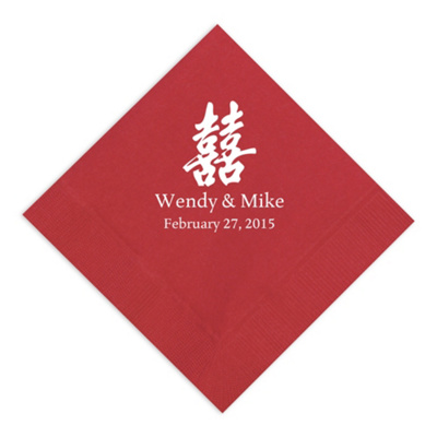 Double Happiness Napkin