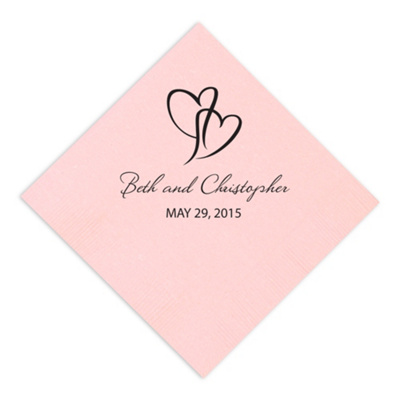Intertwined Hearts Napkin