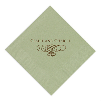 Wedding Flourish Napkin