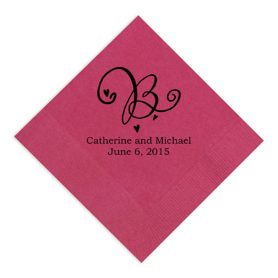 Decorative Initial Napkin