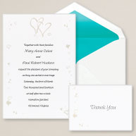 Heart Duo Wedding Invitation