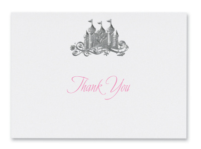 Fairytale Castle Thank You Note