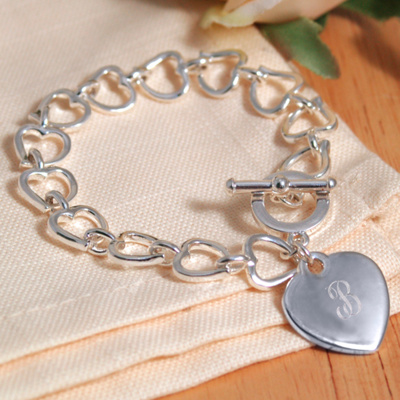 Circle of Hearts Charm Bracelet