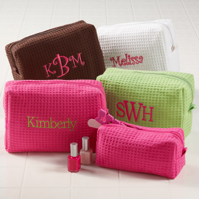 Waffle Weave Spa Bag Duo