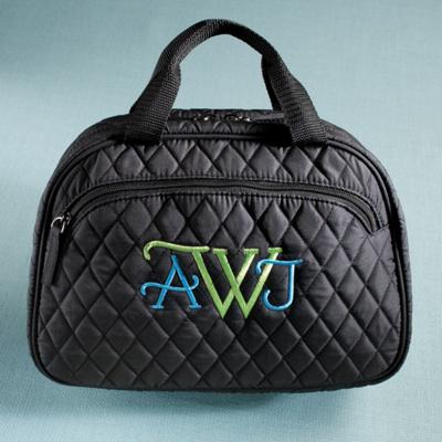 Quilted Hanging Accessories Bag