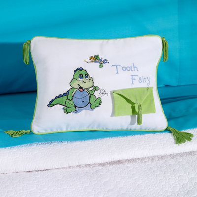 Tooth  Dino Pillow