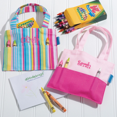 Doodlebugz™ Crayon Purse in Pink or Striped