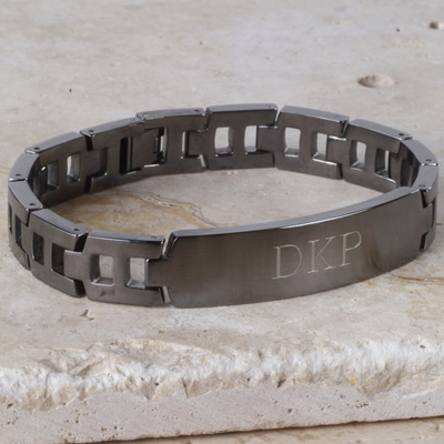 Brushed Gunmetal Bracelet