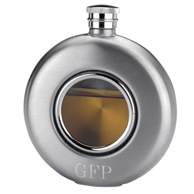 Round Flask with Glass Front