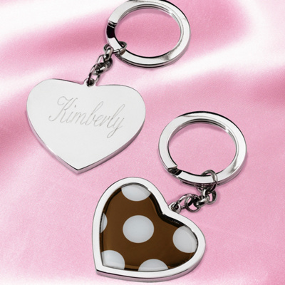 Polka Dot Keychain