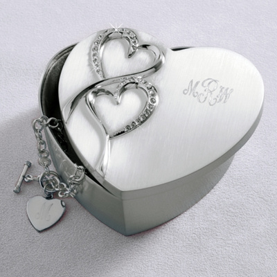 Twin Heart Heart-shaped Keepsake Box