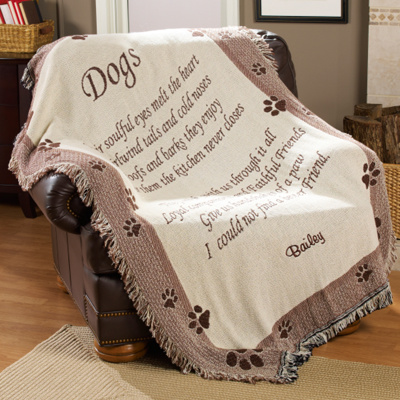 Dogs Melt the Heart Throw