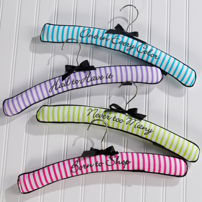 Shopaholic Striped Hangers