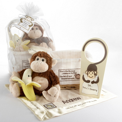 "Five Little Monkeys" 5 - piece Gift Set