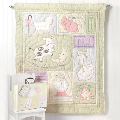 Nursery Rhymes Quilt in Lullaby Luggage