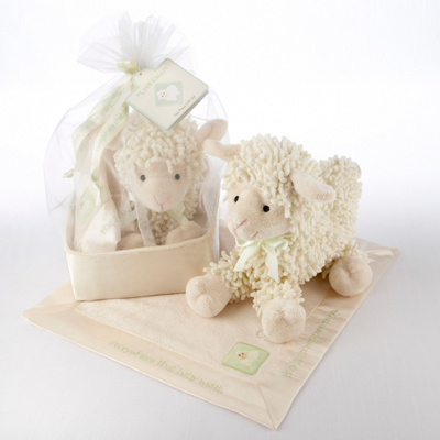 "Love Ewe" Lamb and Lovie Gift Set