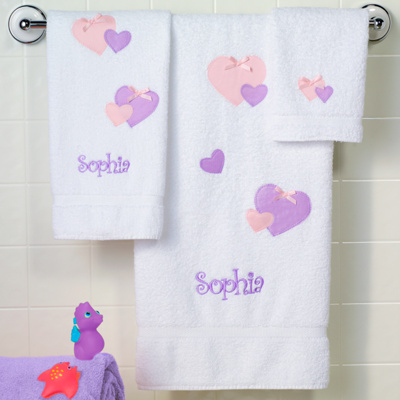 Hearts Towel Set