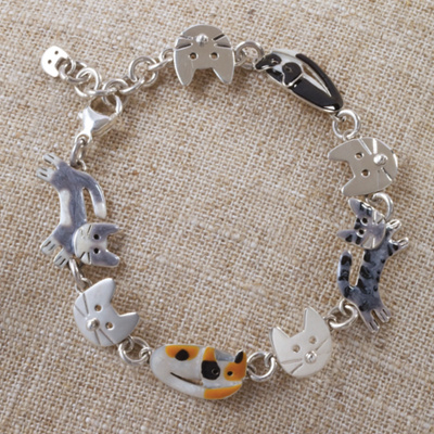 Cats Playing Bracelet