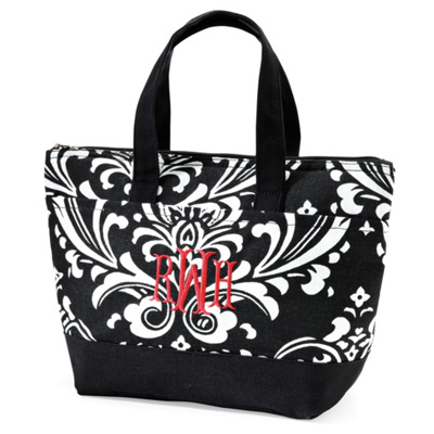 Damask Lunch Tote