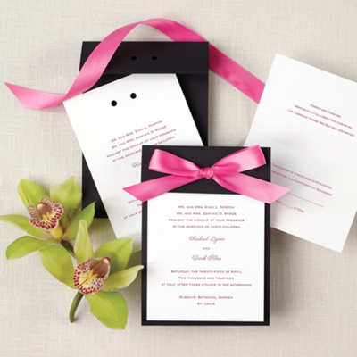 Wedding Invitations Color on Color Duet Wedding Invitation   All In One Wedding Invitations