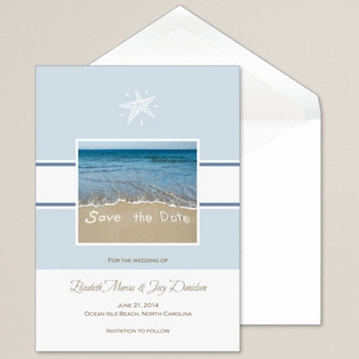 Destination Romance Save-The-Date Card