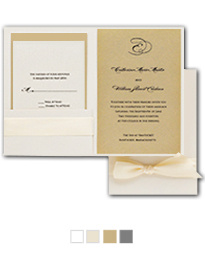 Stylish Duet Wedding Invitation