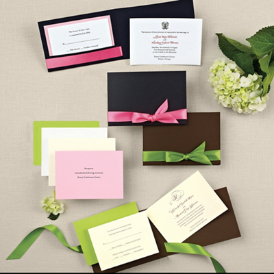 Trendy Wedding Invitations on Stylish Wrap Wedding Invitation   Pocket Wedding Invitations