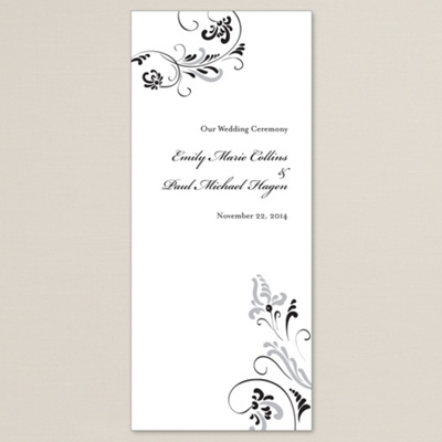 Extraordinary Love in Black Wedding Program You May Also Like