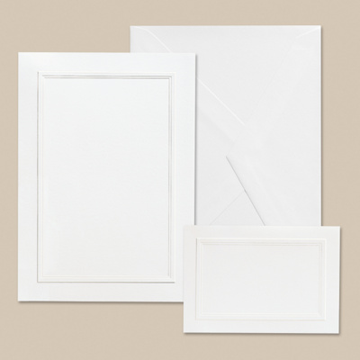 High Style Bright White DIY Invitation Kit
