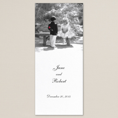 Young Love Wedding Program