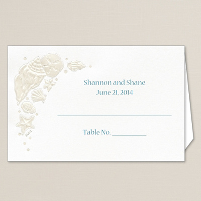 Sea Treasures in Pearl Place Card