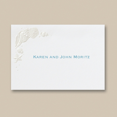 Sea Treasures in Pearl Wedding Thank You Note (was $74.95 for 100)