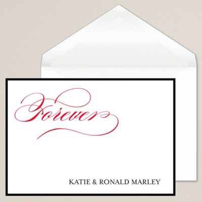 Always Forever Love Thank You Note