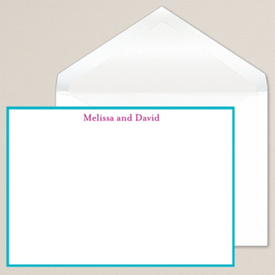 Simply Colorful Thank You Note