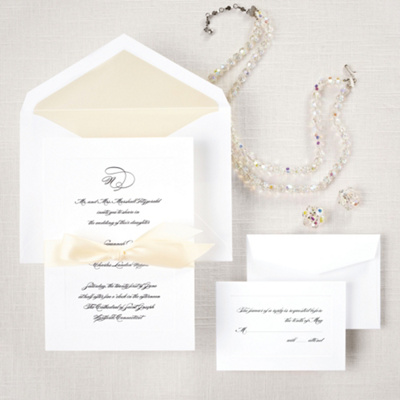 Classic Couture Wedding Invitation