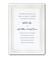 Pearl Pleasure Wedding Invitation