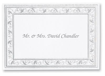 Floral Vine Thank You Note