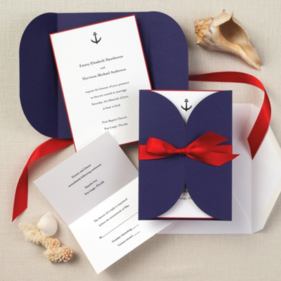 Nautical Beauty Wedding Invitation