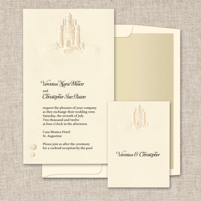 castle wedding invitations