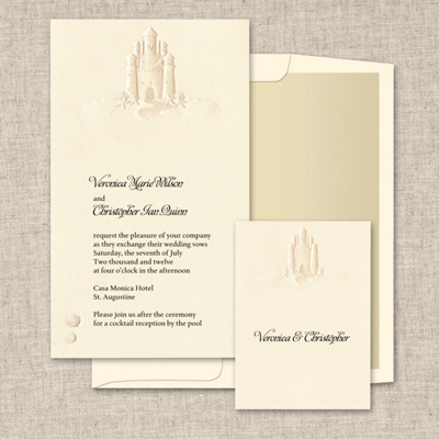 Back To Shopping Home Dream Castle Wedding Invitation