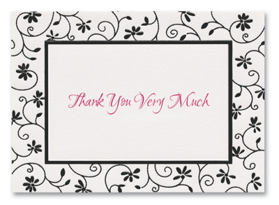 Garden Party Thank You Note