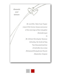 Soaring Hearts Wedding Invitation