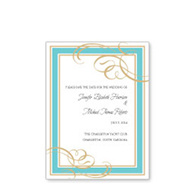 Sophisticated Bliss Save the Date Card